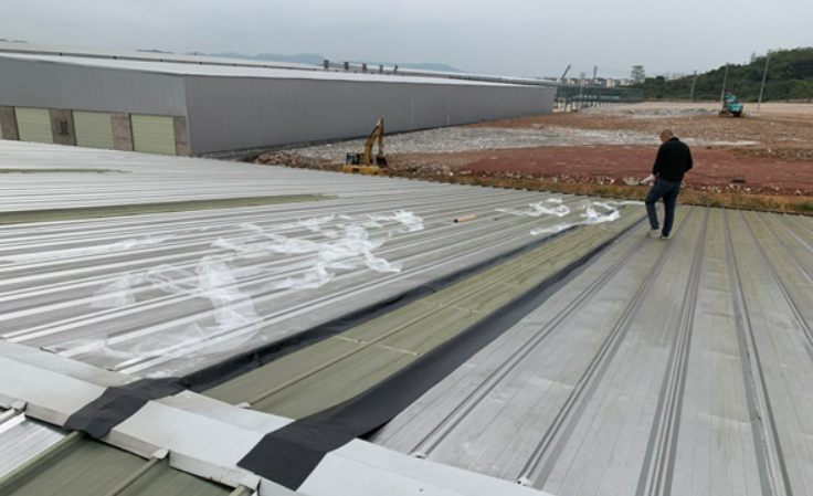 秀洲厂房屋面防水维修案例